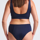 Bas de Maillot de Bain Menstruel Bleu Marine