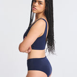 Bas de Maillot de Bain Menstruel Bleu Marine