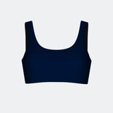 Haut de Maillot de Bain Effet Push-up Bleu Marine