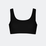 Haut de Maillot de Bain Effet Push-up Noir