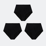 Pack de Maillots de Bain Menstruels Sculptants Noirs (Taille haute)