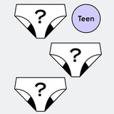 Le Pack Mystère de 3 Culottes Menstruelles REPEAT Pour Ados