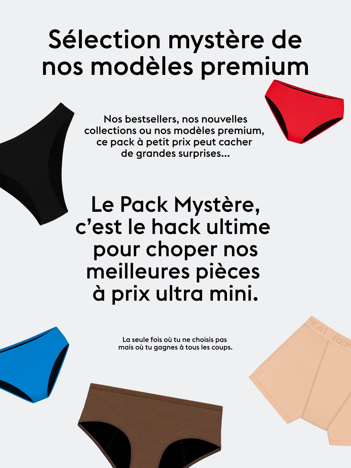 Feel Natural - Pack 3 Culottes Menstruelle - Sous Vêtement Femmes Culotte de Feel Natural - Pack 3 Culottes Menstruelle - Sous Vêtement Femmes Culotte de